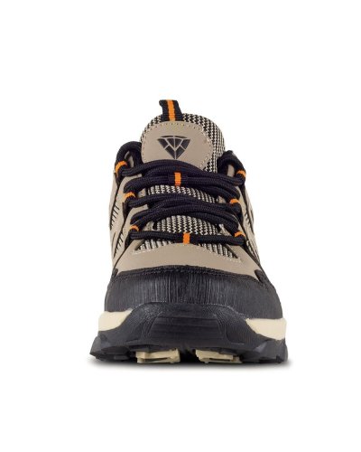 Scarpe tipo trekking con lacci Beige / Nero