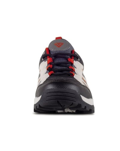 Scarpe tipo trecking con lacci Grigio / Rosso