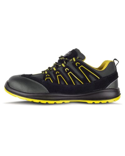 Scarpa combinata con lacci e dettagli riflettenti