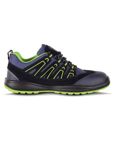 Scarpa combinata con lacci e dettagli riflettenti