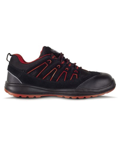 Scarpa combinata con lacci e dettagli riflettenti