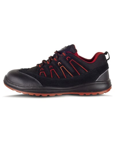 Scarpa combinata con lacci e dettagli riflettenti