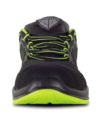 Scarpa con lacci combinati Lime/Black
