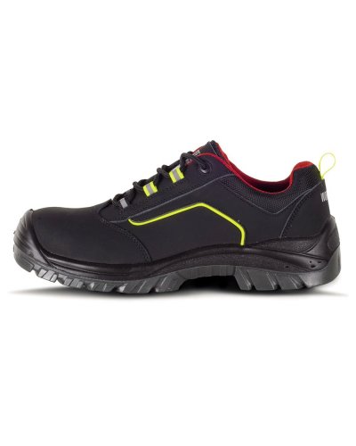 Scarpa in pelle di nabuk con lacci BLACK