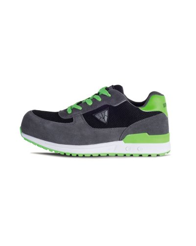 Scarpa con dettagli riflettenti priva di metallo