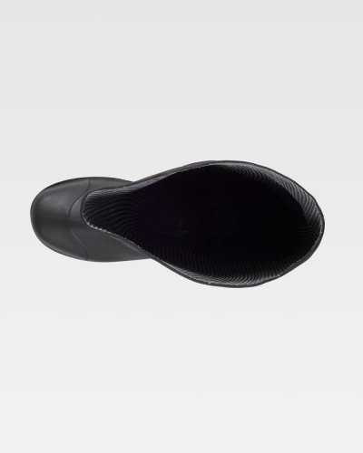 Stivale alto antipioggia nero in PVC