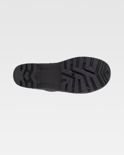 Stivale alto antipioggia nero in PVC