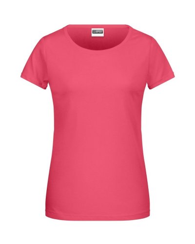 Ladies' Basic-T Raspberry