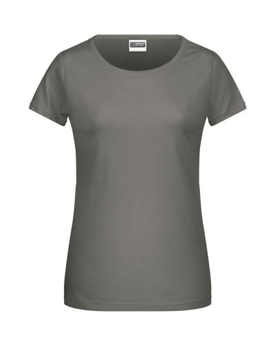 Ladies' Basic-T Mid Grey