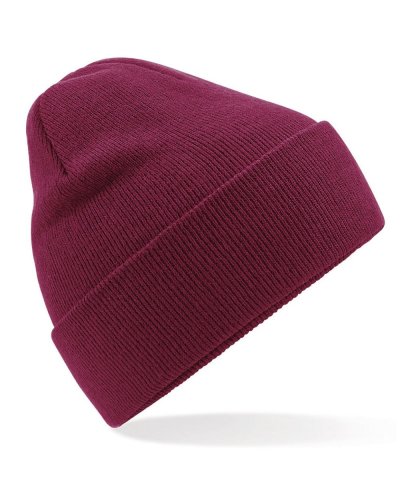 Recycled Original Cuffed Beanie Burgundy
