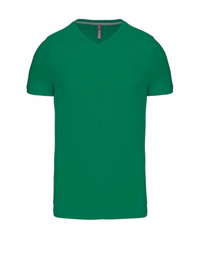 T-shirt uomo manica corta scollo a V Kelly Green