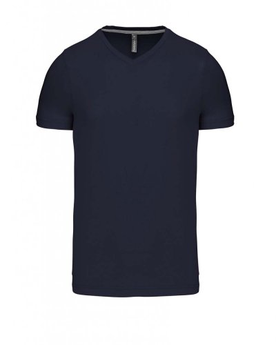 T-shirt uomo manica corta scollo a V Navy
