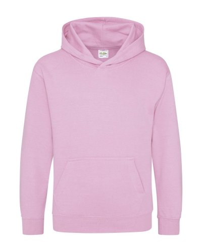 Kids Organic Hoodie Baby Pink