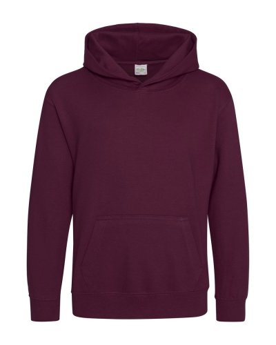 Kids Organic Hoodie Burgundy