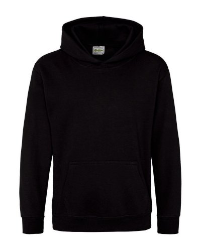 Kids Organic Hoodie Deep black