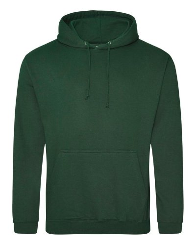 Organic Hoodie Bottle Green