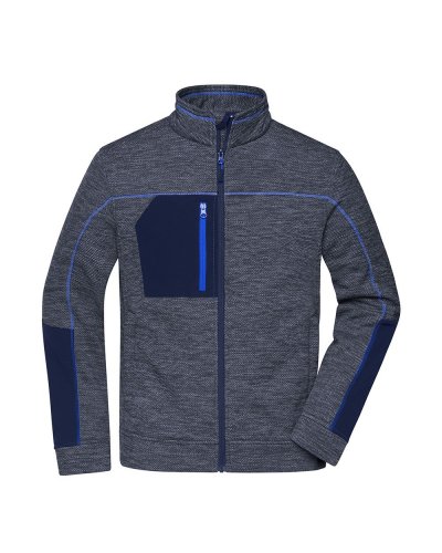 Men's Structure Fleece Jacket Navy-melange/navy/royal