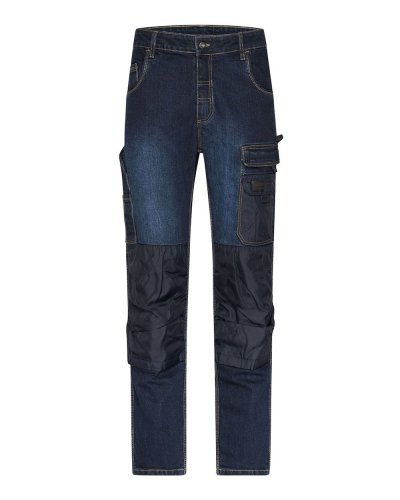 Jeans robusti con taglio dritto Blue denim