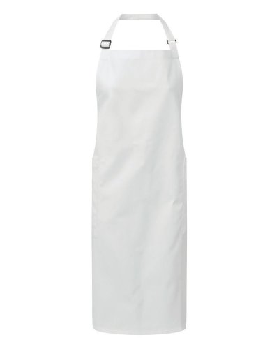 Recycled and Organic Fairtrade Bib Apron White