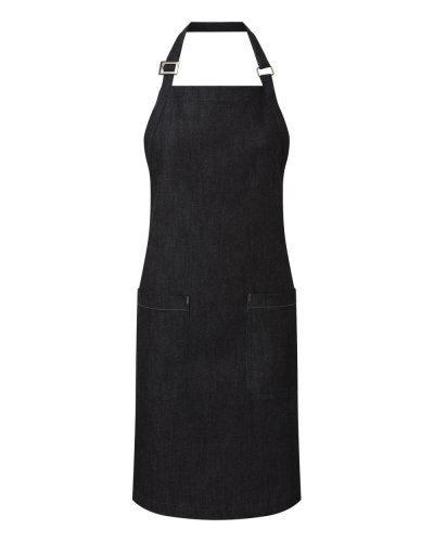 Organic Denim Fairtrade Bib Apron Indigo denim