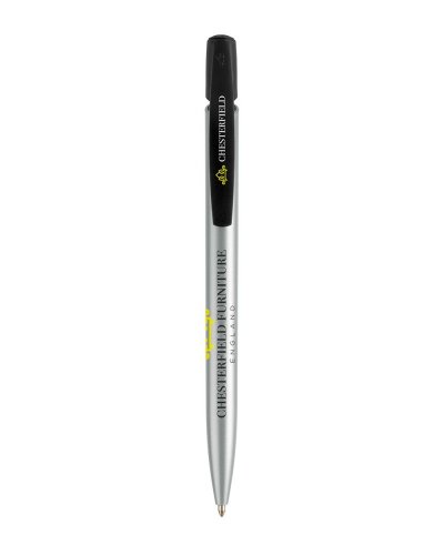 Penna Media Clic Glace' Argento