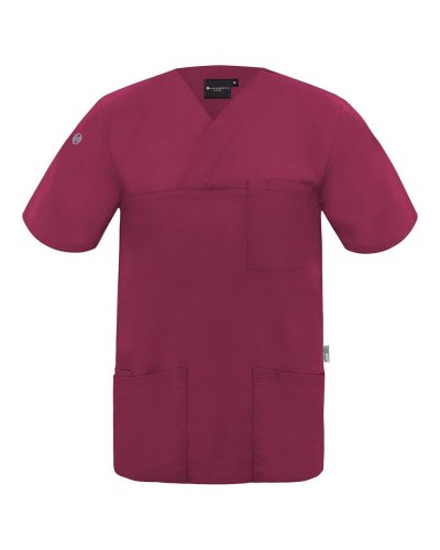 Mens Slip-on Tunic - Essential Fuchsia