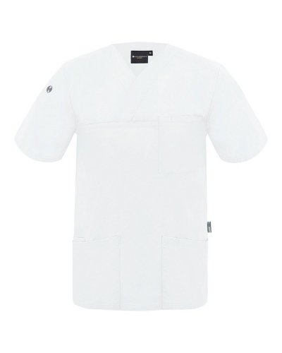 Mens Slip-on Tunic - Essential White