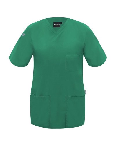 Ladies Slip-On Tunic - Essential Emerald green