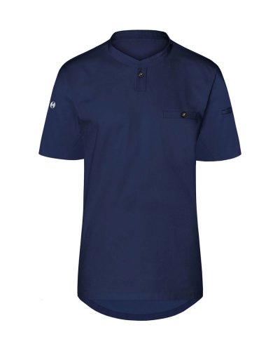 T-shirt da lavoro performance maniche corte Navy