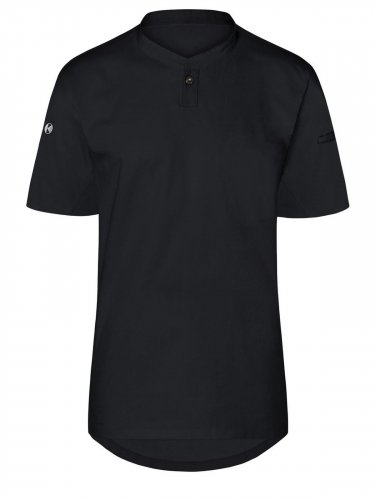 Ladies Short-Sleeve Work Shirt Performance Black