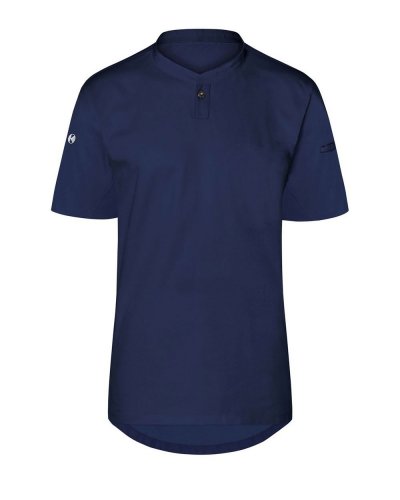 Ladies Short-Sleeve Work Shirt Performance Navy