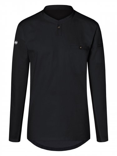 T-shirt da lavoro performance maniche lunghe Black
