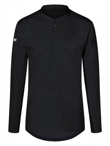 Ladies Long-Sleeve Work Shirt Performance Black