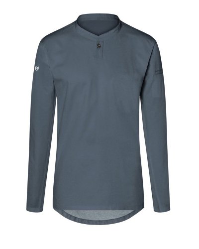 Ladies Long-Sleeve Work Shirt Performance Anthracite
