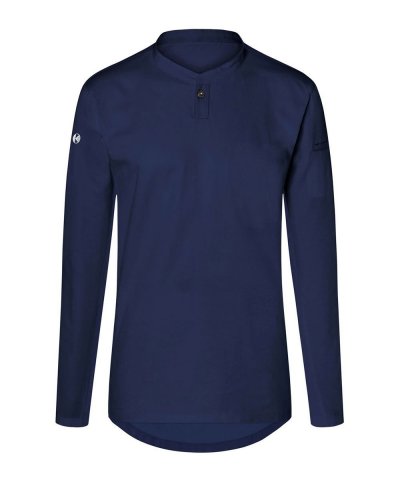 Ladies Long-Sleeve Work Shirt Performance Navy