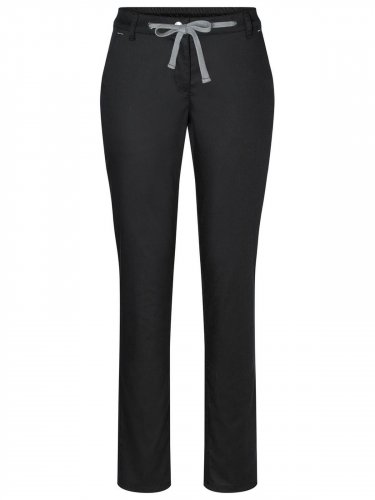 Ladies Chino Trouser Modern Stretch Black