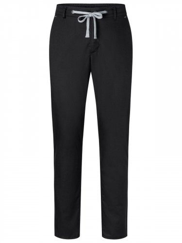 Mens Chino Trouser Modern Stretch Black