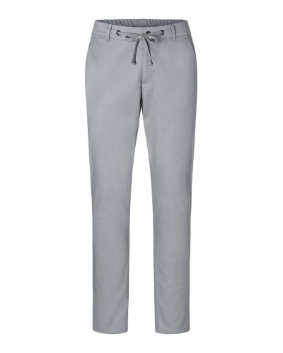 Mens Chino Trouser Modern Stretch Grey steel