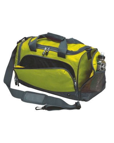 Borsone palestra in poliestere 600D Verde Lime