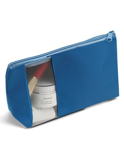 Pochette colorate con zip da personalizzare con logo Celeste