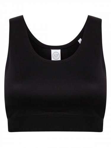 Women's Fashion Crop Top Black / White
