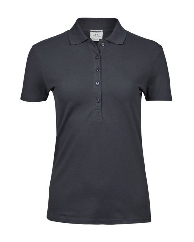 Polo donna Luxury Stretch Dark Grey