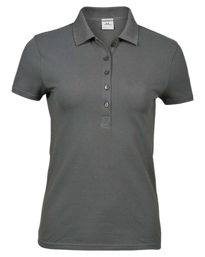 Polo donna Luxury Stretch Powder Grey