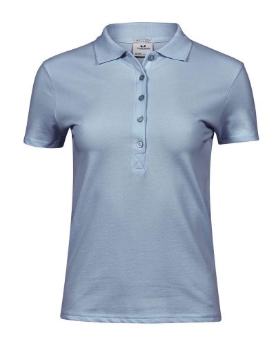 Polo donna Luxury Stretch Light Blue
