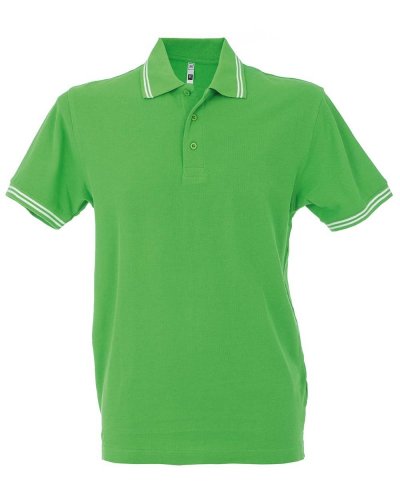 Polo Paris Man Light Green/White
