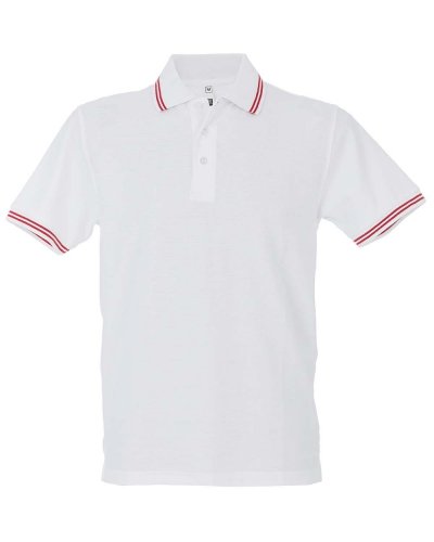 Polo Paris Man White / Red