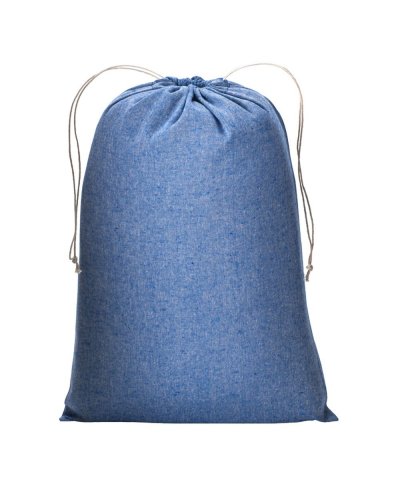 Sacchetto regalo in cotone riciclato Blu Royal
