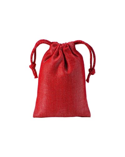 Sacchetto regalo in policotone brillante Rosso