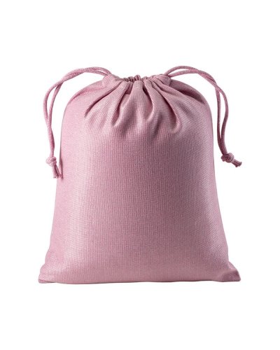 Sacchetto regalo in cotone organico Rosa