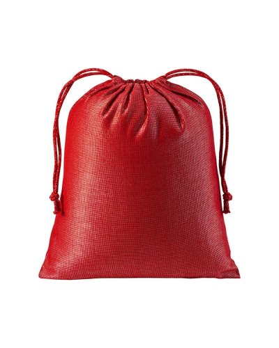 Sacchetto regalo in cotone organico Rosso